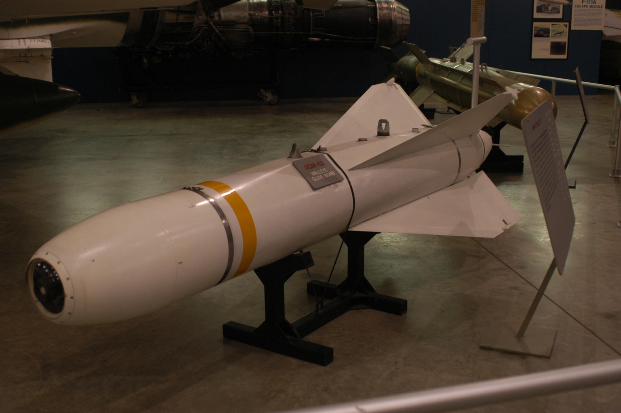 DAYTON, Ohio - Martin Marietta AGM-62 Walleye on display at the National Museum of the U.S. Air Force. (U.S. Air Force photo)