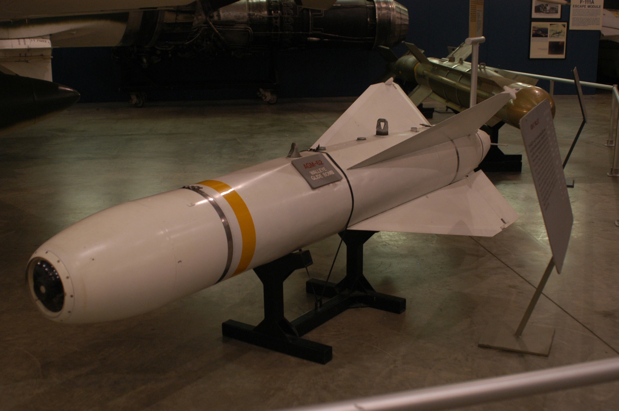 DAYTON, Ohio - Martin Marietta AGM-62 Walleye on display at the National Museum of the U.S. Air Force. (U.S. Air Force photo)