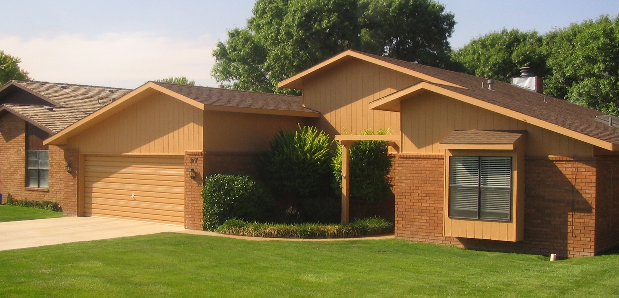 The average price for homes in the Cannon AFB area is between $125,000 to $140,000.  The house above is in a Clovis neighborhood.  (U.S. Air Force Photograph by Lt. Amy Cooper)