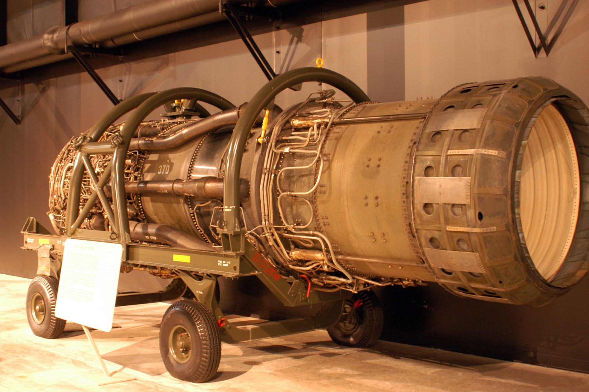 DAYTON, Ohio -- Pratt & Whitney J-58 at the National Museum of the U.S. Air Force. (U.S. Air Force photo)