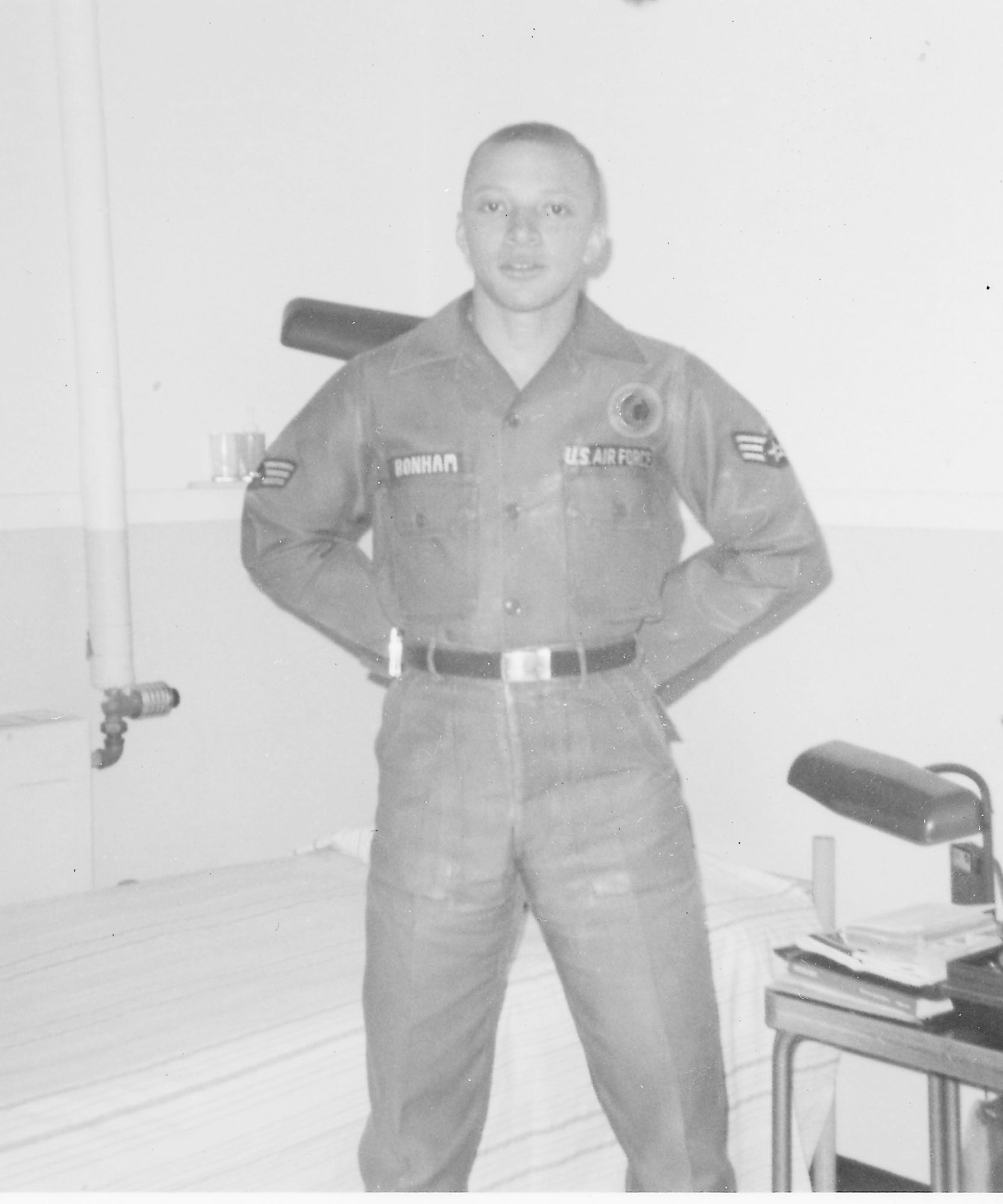 Airman 1st Class Samuel Bonham, Northeast Cape, Alaska, 1968.  (Courtesy photo)