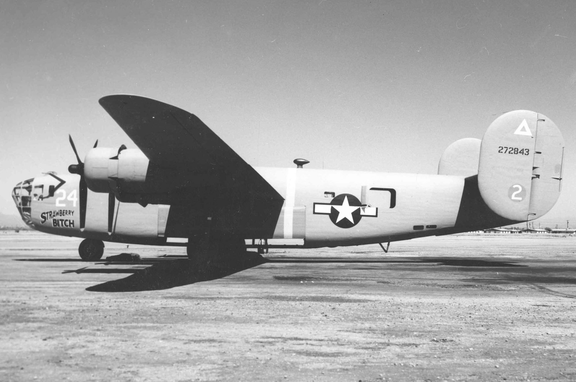 Consolidated B-24D "Strawberry Bitch." (U.S. Air Force photo)