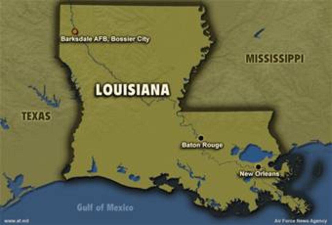 Map of Louisiana