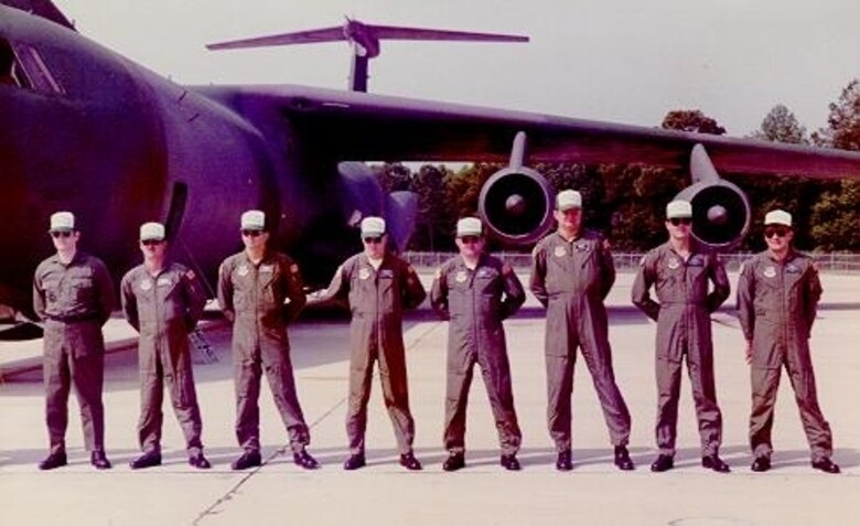 Members of the 1984 315 Military Airlift Wing Rodeo Team pictured next to their C-141B.  The 1984 team captured the "Best ERO" award during the competition.  The 315 MAW was aligned under the 14 Air Force during this period, the famous "Flying Tigers" from WWII.  (USAF Historical Photograph) 