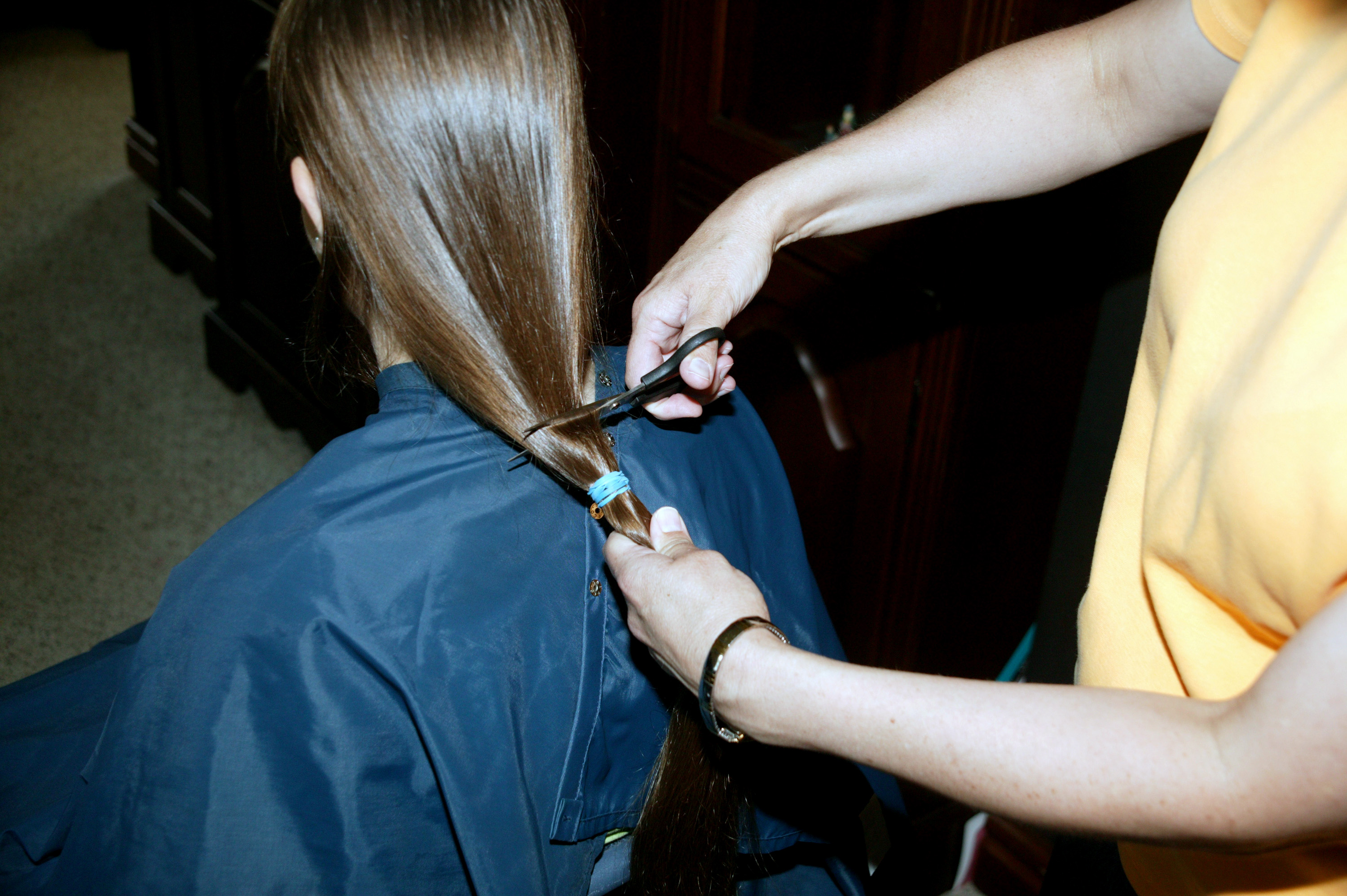 Mother Daughters Share Locks Of Love
