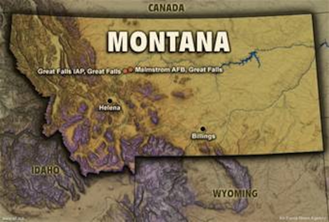 Map of Montana