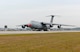 The C-5M takes off during its First Flight ceremony at Lockheed Martin’s Marietta, Ga., plant. (Courtesy photo)