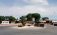 The Creech AFB Main Gate is on U.S. Highway 95, at the north end of the small town of Indian Springs, Nev. Creech is home to the Predator unmanned aerial vehicle, and is one of two emergency divert airfields for the 15,000-square-mile Nevada Test and Training Range Complex. The base is located about 45 miles northwest of Nellis AFB. (U.S. Air Force photo)