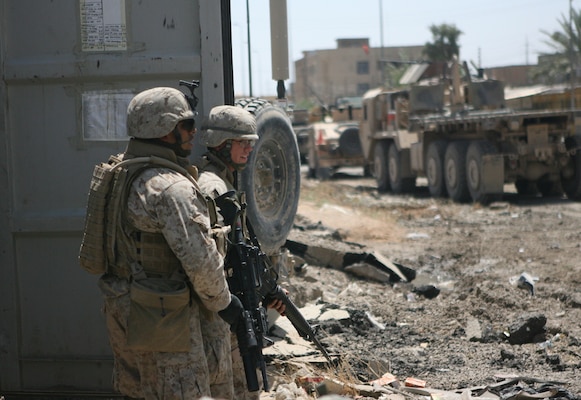 Logistics Marines take on insurgency to entrench Iraqi Army in Ramadi ...