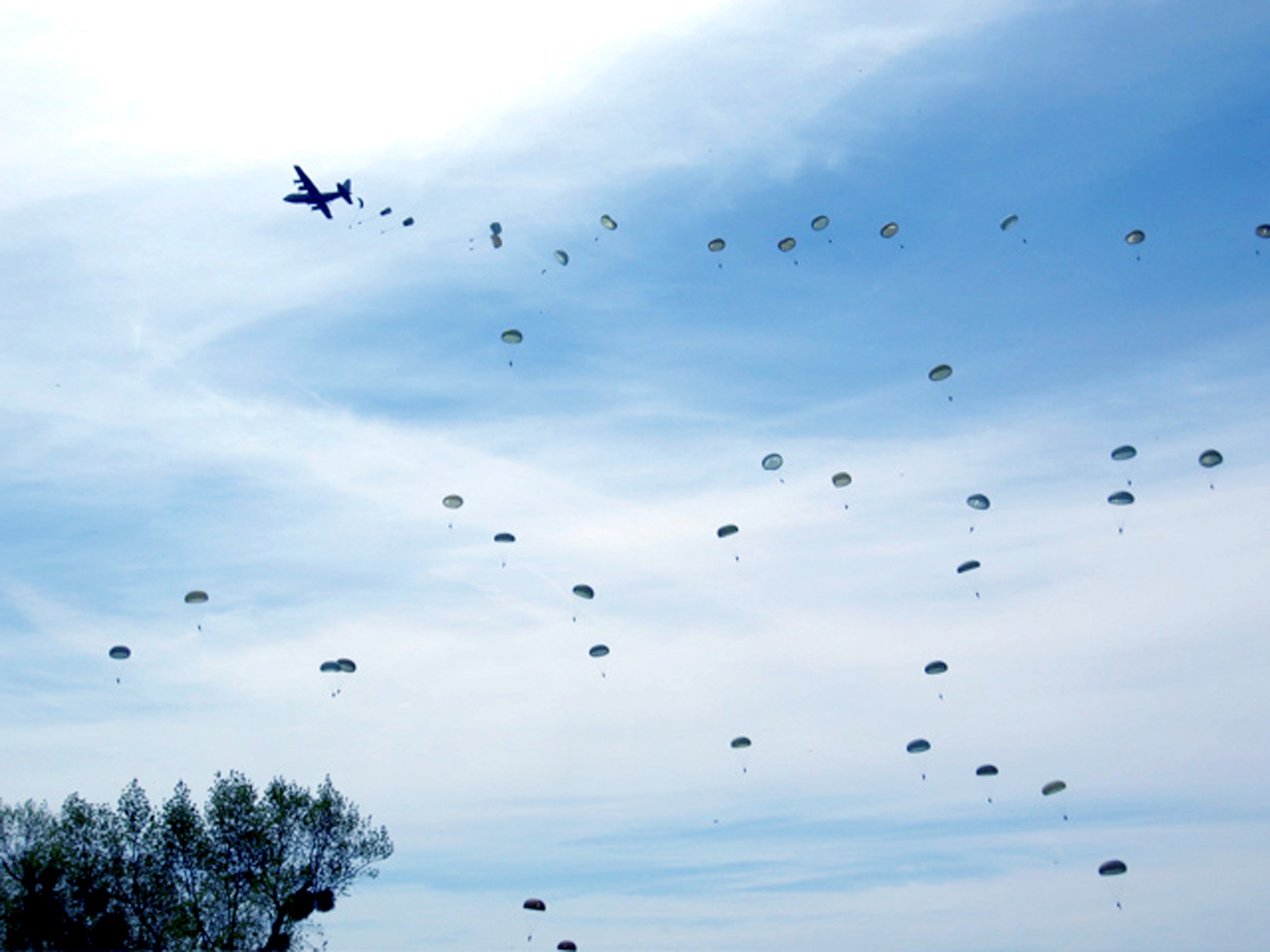Parachute drop brings appreciation for freedom