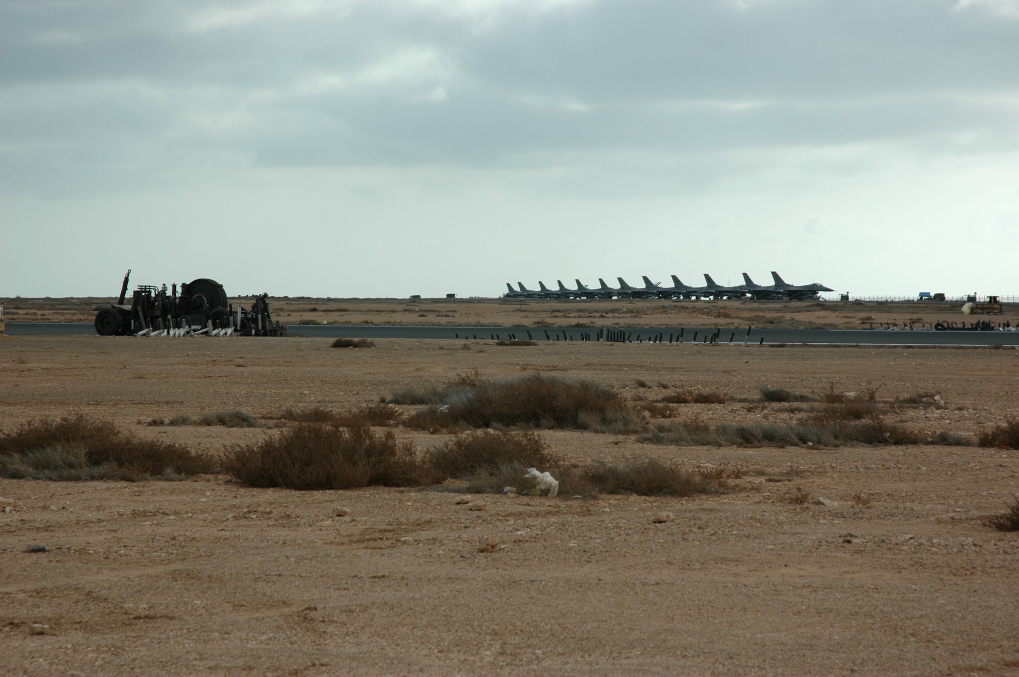 F-16 Fighting Falcons from the 22nd Fighter Squadron at Spangdahlem Air Base, Germany, are deployed to Sal, Cape Verde, for NATO's Exercise Steadfast Jaguar. More than 7,000 NATO servicemembers from land, maritime and air components are participating in the exercise, which ends today. (U.S. Air Force photo/Capt. Krista Carlos) 