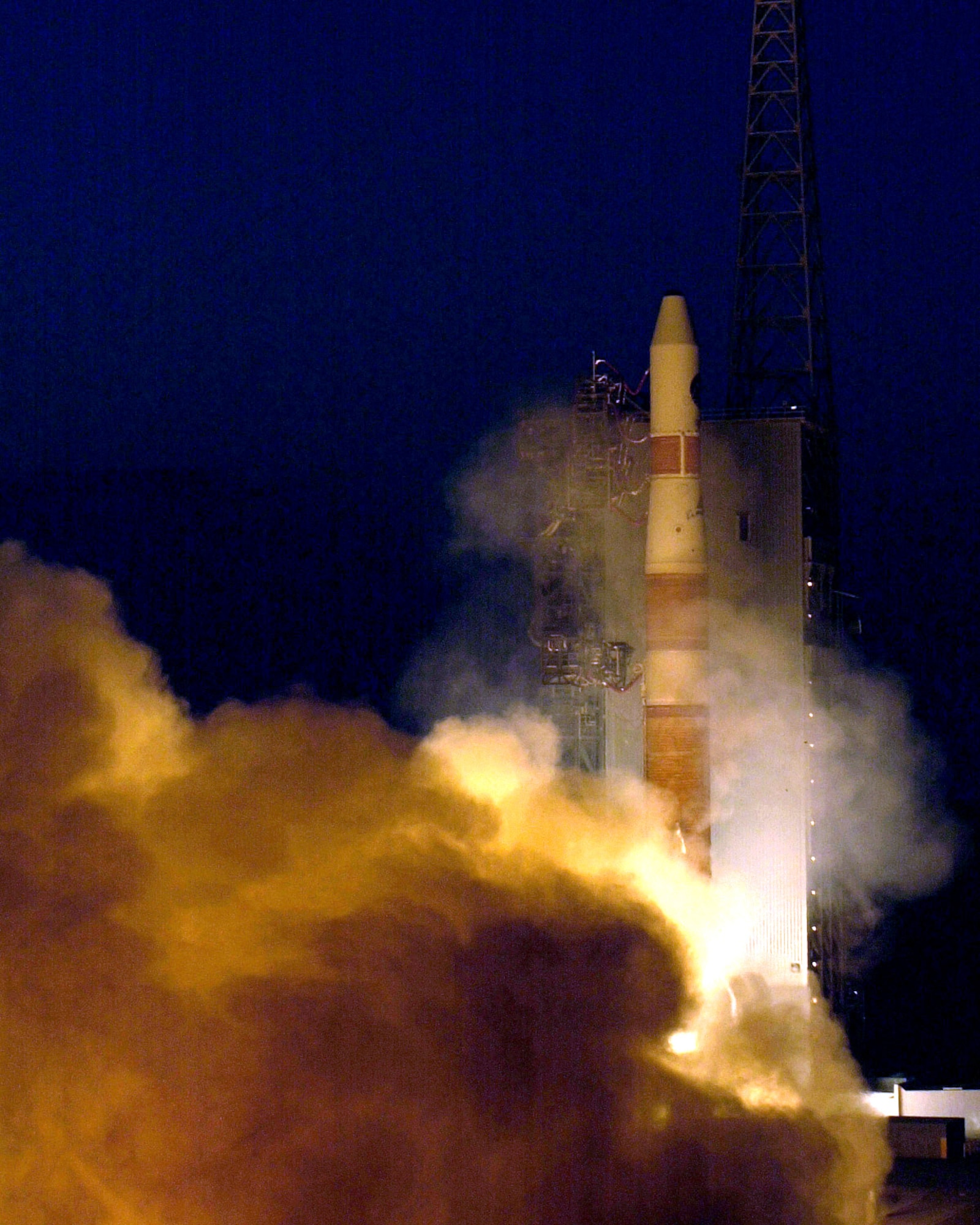 A Delta IV rocket carrying a payload for the National Reconnaissance Office lifts off from Space Launch Complex-6 at Vandenberg Air Force Base, Calif., on Tuesday, June 27. (U.S. Air Force photo/Brian Gavin)
