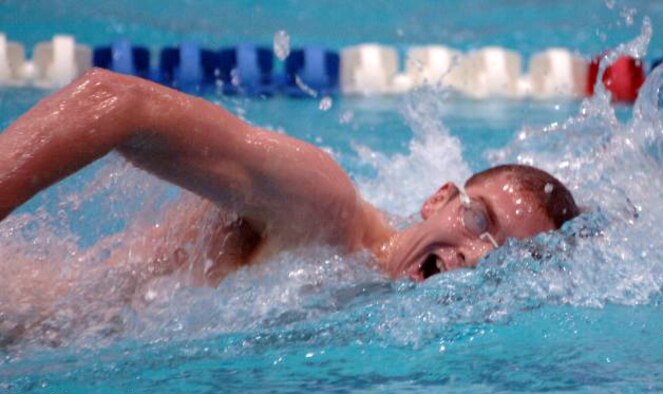 U.S. Air Force Academy 2006 graduate Matt Karmondy was honored as the 2005 Mountain West Conference Male Student-Athlete of the Year. (U.S. Air Force photo/Danny Meyer)