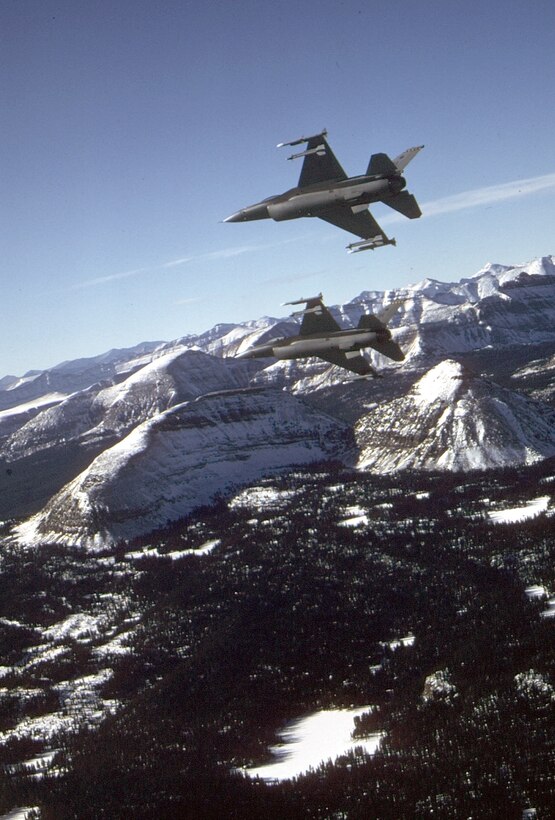 The 419th Fighter Wing, Hill Air Force Base, Utah was the first Reserve unit to fly the F-16 Fighting Falcon and the only Air Force Reserve unit in Utah. The mission of the wing is to provide gaining commands a ready, fighting force through recruiting, equipping and training for worldwide combat. The F-16 Fighting Falcon is a compact, multi-role fighter aircraft. It is highly maneuverable and has proven itself in air-to-air combat and air-to-surface attack. It provides a relatively low-cost, high-performance weapon system for the United States and allied nations. (Courtesy Photo)