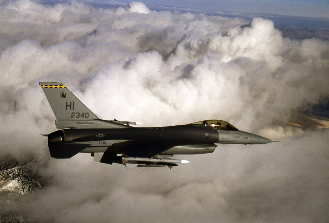 The 419th Fighter Wing, Hill Air Force Base, Utah was the first Reserve unit to fly the F-16 Fighting Falcon and the only Air Force Reserve unit in Utah. The mission of the wing is to provide gaining commands a ready, fighting force through recruiting, equipping and training for worldwide combat. The F-16 Fighting Falcon is a compact, multi-role fighter aircraft. It is highly maneuverable and has proven itself in air-to-air combat and air-to-surface attack. It provides a relatively low-cost, high-performance weapon system for the United States and allied nations. (Courtesy Photo)