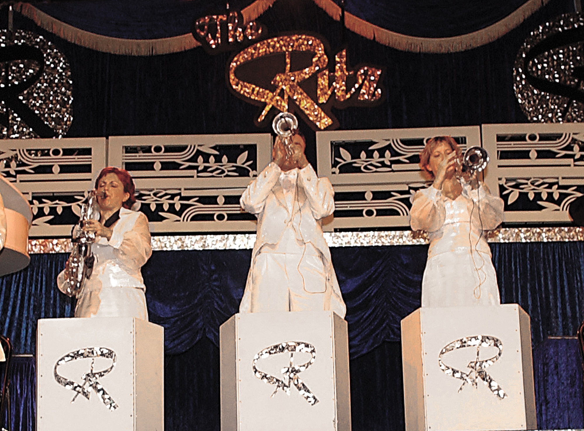CANNON AIR FORCE BASE, N.M. -- Musicians were an energetic element for the performance, moving with the beat and encouraging the audience to participate through clapping. (U.S. Air Force photo by Airman 1st Class Brian Ellis)