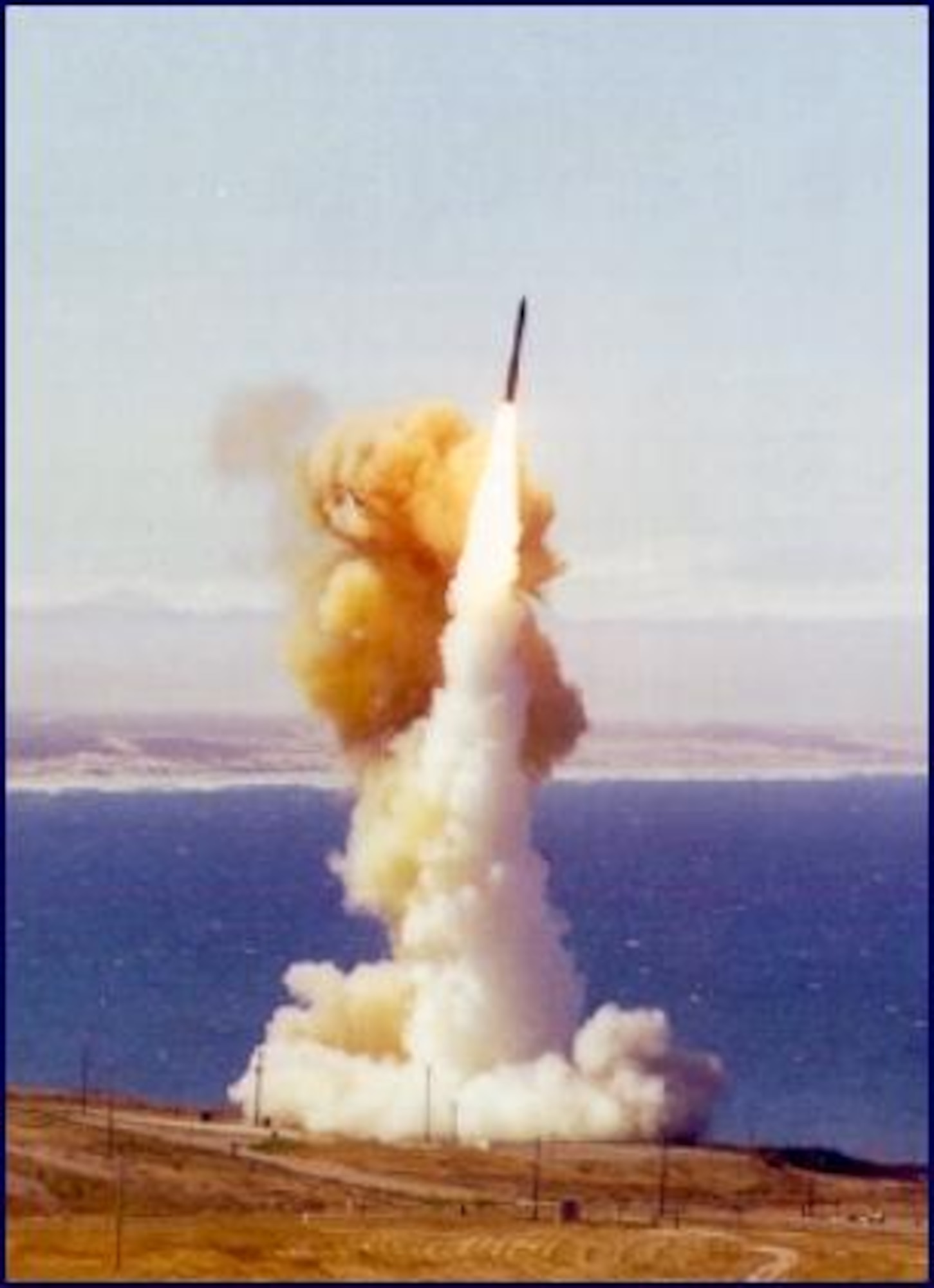 The LGM-30G Minuteman intercontinental ballistic missile (ICBM) is an element of the nation’s strategic deterrent forces. The "L" in LGM is the Department of Defense designation for silo-launched; "G" means surface attack; and "M" stands for guided missile.

