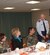 NIAGARA FALLS AIR RESERVE STATION, N.Y.- General T. Michael Moseley briefs  Senator Clinton and guests at the Falcon Club at Niagara Falls Air Reserve Station during a recent visit to the base.  (Photo by: TSgt. Denise Hauser 107th ARW)