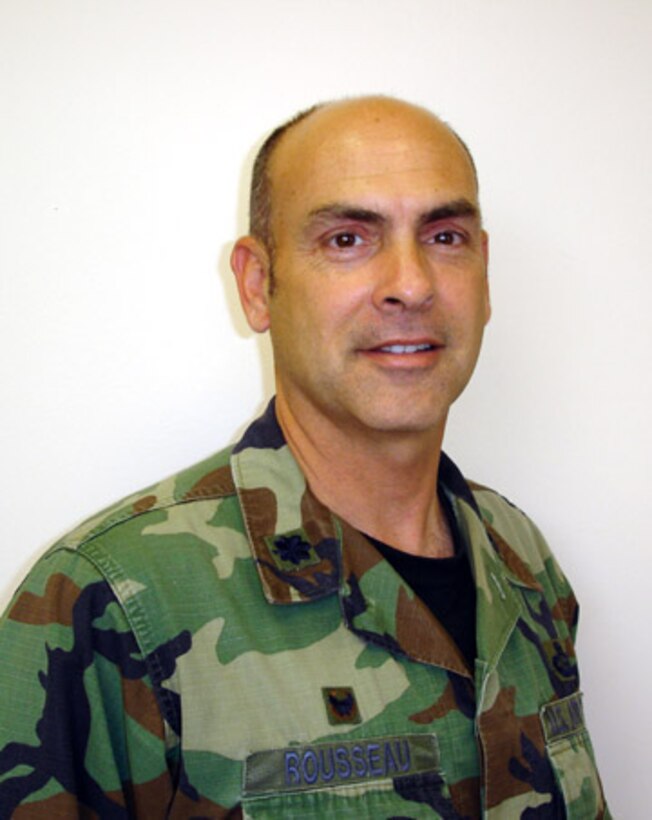 Lt. Col. Mike Rousseau, 940th Mission Support Flight commander, is an Air Force Reservist with the 940th Air Refueling Wing at Beale Air Force Base, Calif.                               