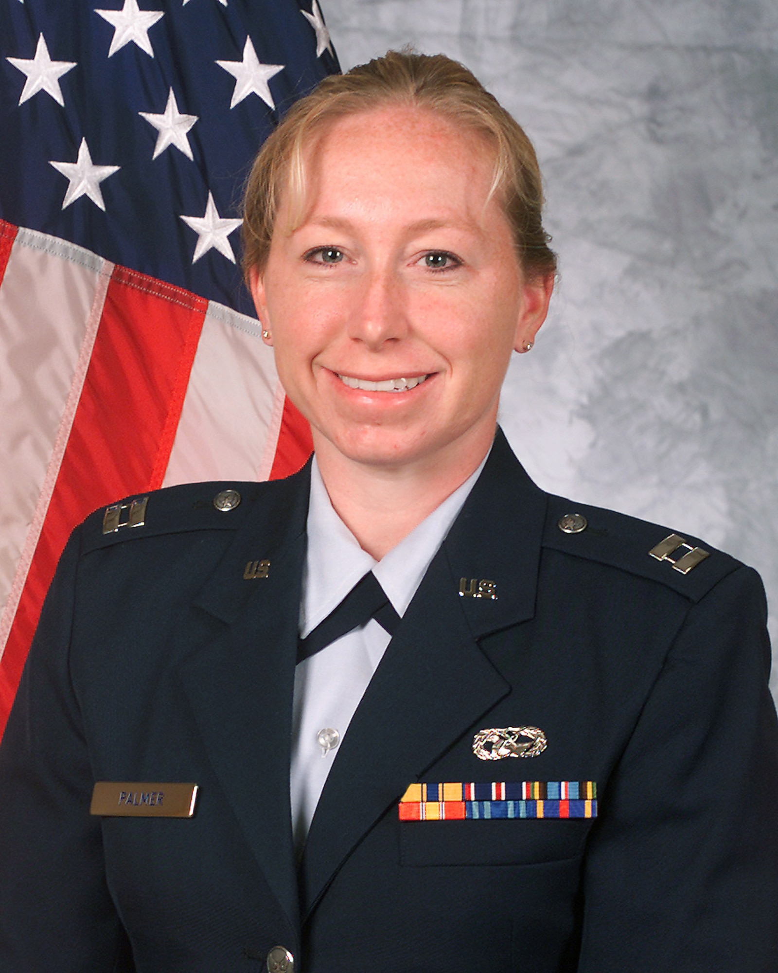 Capt. Heidi K. Palmer, 30, an Air Force Reservist assigned to the 940th Civil Engineer Squadron, died March 15 in a traffic accident while on duty in Honduras. (U.S. Air Force Courtesy Photo)
