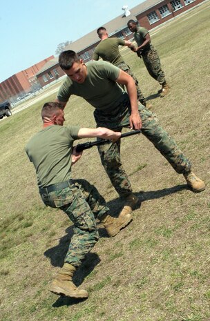 Aviation assets aboard the USS Iwo Jima stand-by for take-off during the 24th Marine Expeditionary Unit?s Expeditionary Strike Group Exercise.  Marines with Marine Medium Helicopter Squadron 365 (Reinforced) are using the exercise as an opportunity to enhance their carrier landing skills.
