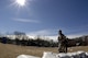 HANSCOM AIR FORCE BASE, Mass. - (right) PAR-team members in MOPP 4 gear head out after the release was given. Hanscom practiced deployment preparedness at Camp Patriot, the base readiness training location, during the base readiness exercise March 23. (Air Force photo by Mark Wyatt)


