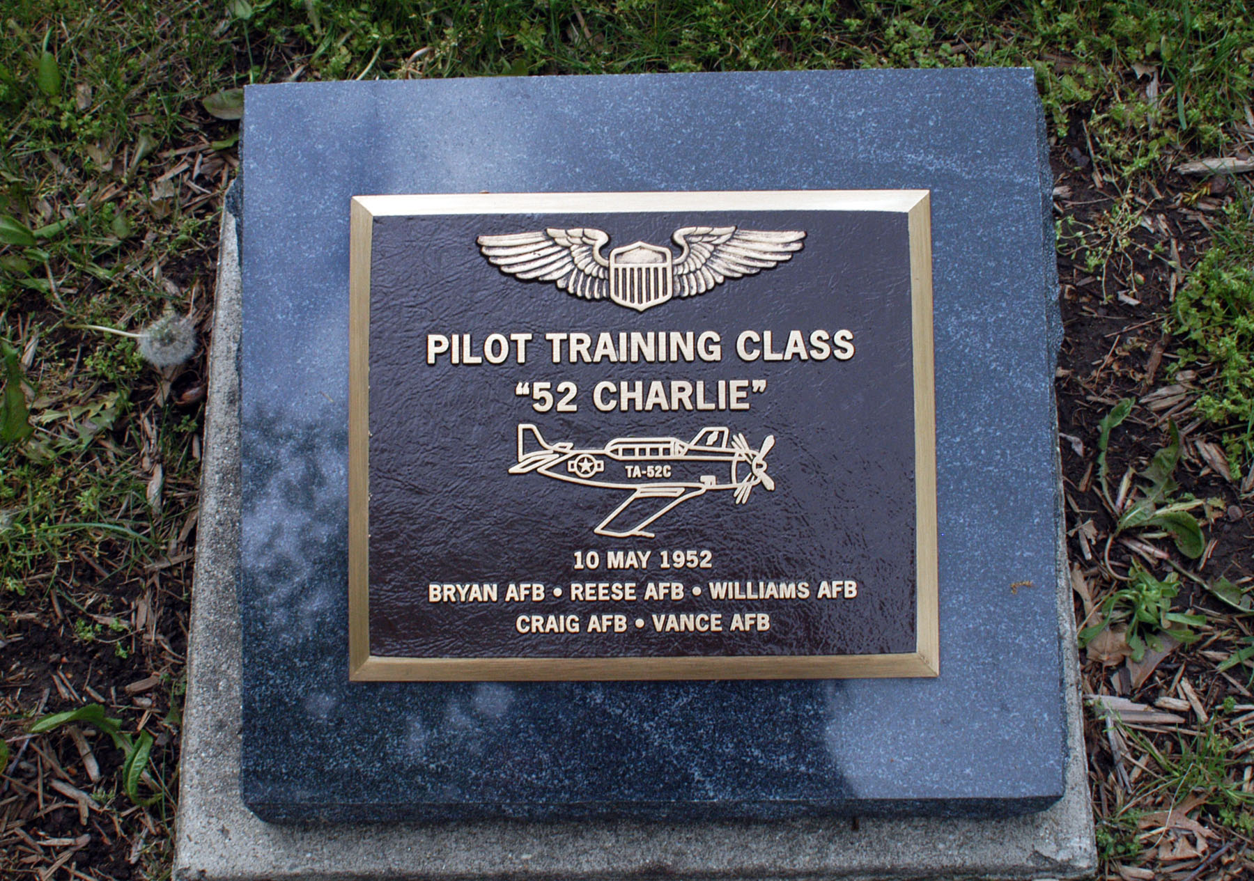 Pilot Class 52-C memorial