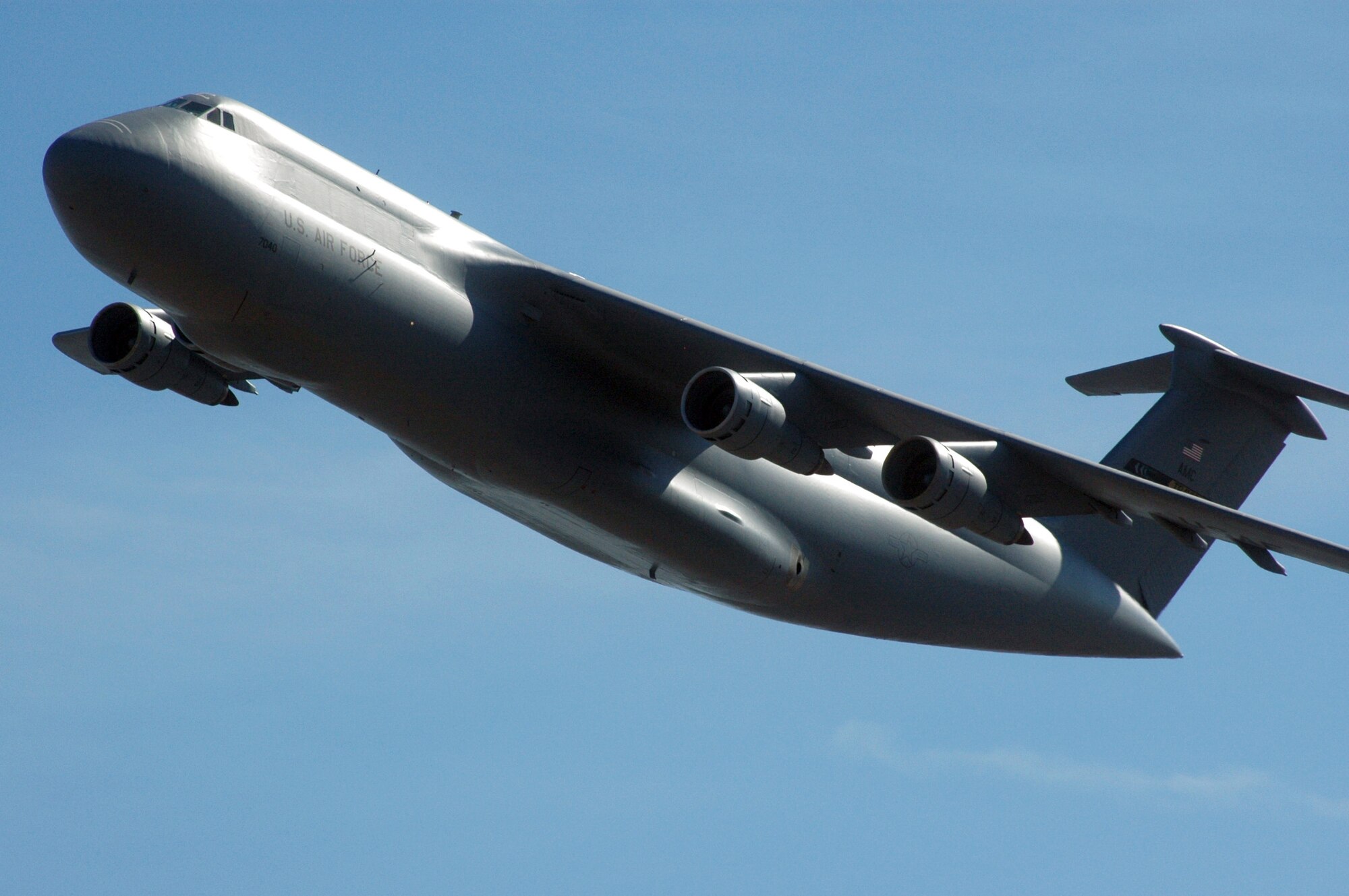 The Warner Robins Air Logistics Center at Robins Air Force Base, Ga., received the 2006 Franz Edelman Award for Achievement in Operations Research on Monday, May 1, 2006, for its use of operations research to streamline maintenance procedures for the C-5 Galaxy. Using innovative management processes, the time required to repair and overhaul the C-5 was reduced 33 percent. (U.S. Air Force photo/Sue Sapp)