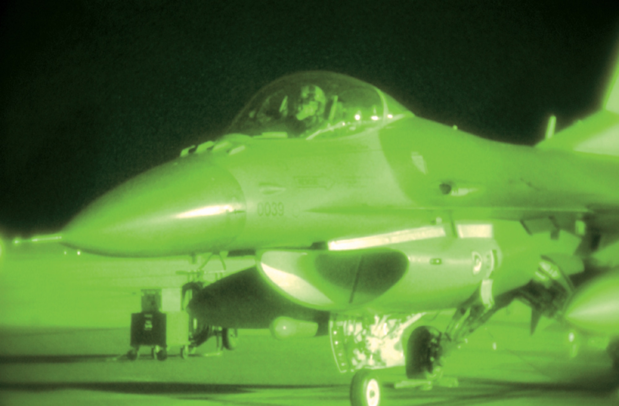 CANNON AIR FORCE BASE, N.M. - A 522nd Fighter Squadron pilot prepares to deploy Monday night to an undisclosed location. (U.S. Air Force photo by Airman 1st Class Brian Ellis)