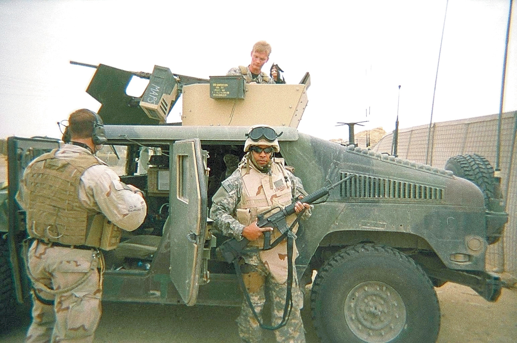 SOUTHWEST ASIA — Lt. Col. Trent H. Edwards is deployed to Iraq as the Combined Joint Special Operations Task Force J8 comptroller. He has been responsible for sending noncommissioned officers to various parts of Iraq to support the special forces mission. “Not something your typical financial managers get to do, yet here we are,” Colonel Edwards said. (Courtesy photo)