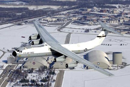 The C-141 Starlifter was this nation’s first jet transport, designed specifically to meet military specifications as a troop and cargo carrier.  The first C-141 arrived in Charleston in 1965 and the 3-1-5 shared in the operation and maintenance of this aircraft with the 437 AW from 1973 to 2000.  The Starlifter has participated in numerous operations, exercises, and relief missions during that time while providing hope and comfort to millions of people globally.  (USAF Photo/John Rossino)