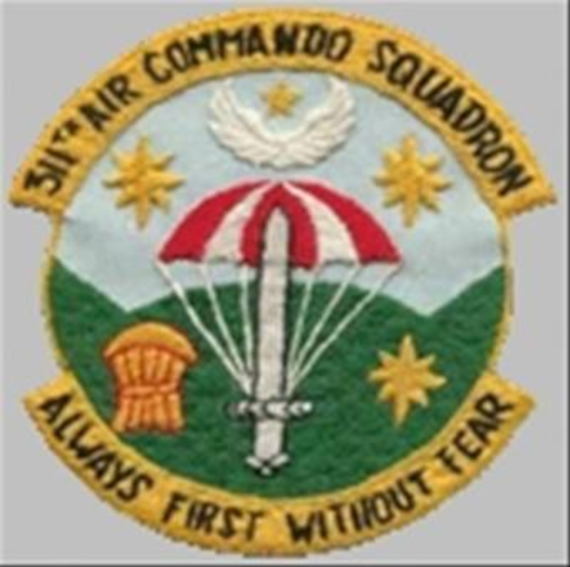 The 311 Air Commando Squadron was a unit of the 315 Air Commando Wing during the Vietnam War.  Lieutenant Colonel Joe M. Jackson earned the Medal of Honor for his actions during a mission he flew on 12 May 1968 as a member if the 311 Air Commando Squadron.  (USAF Historical Emblem) 