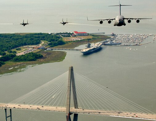 C 17s Over Charleston U S Air Force Article Display