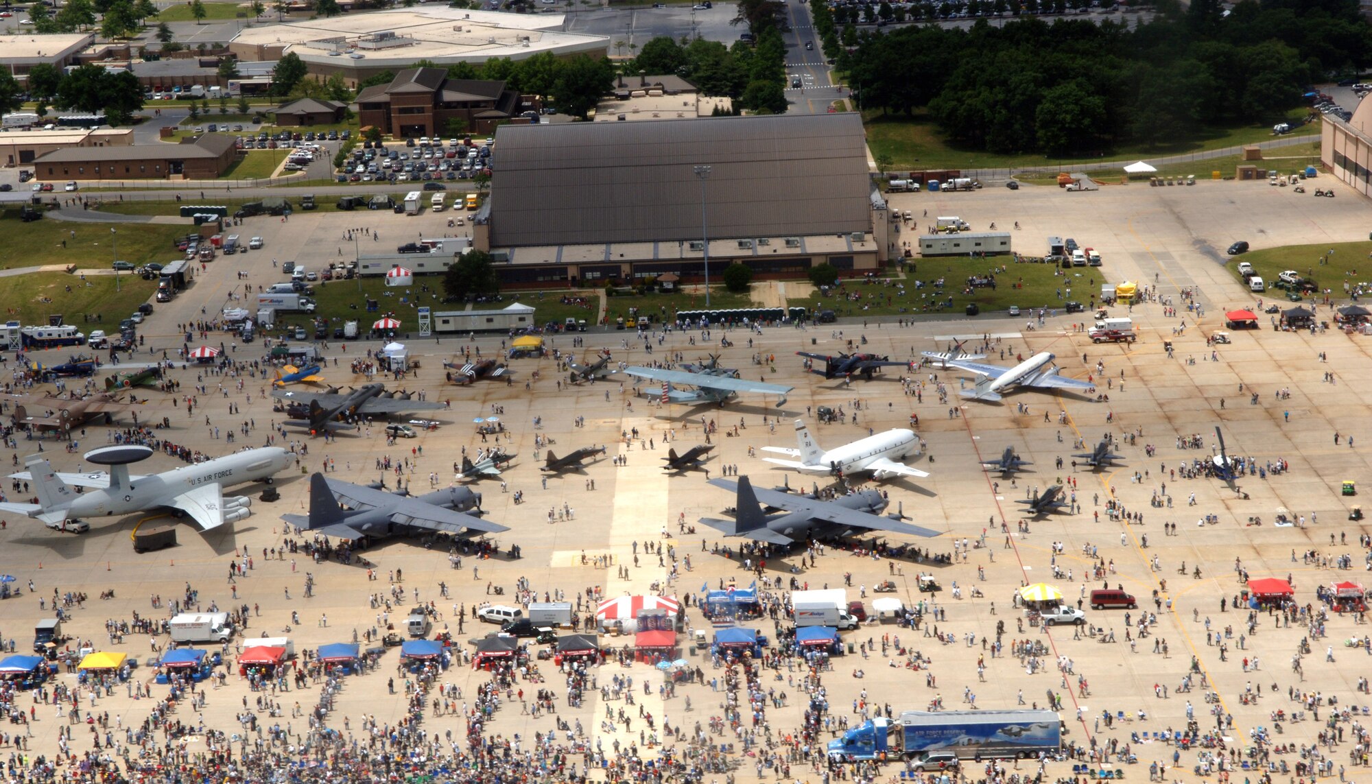 Andrews Air Force Base, Md., was the site of the 56th annual Department of Defense 2006 Joint Service Open House on Saturday, May 20, 2006. The three-day event highlighted American aviators, aircraft and technology. (U.S. Air Force photo/Senior Airman Jeff Andrejcik)

