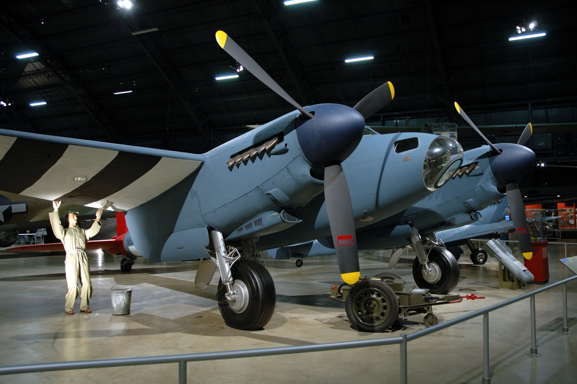 DAYTON, Ohio -- De Havilland DH 98 Mosquito in the World War II Gallery at the National Museum of the United States Air Force. (U.S. Air Force photo)