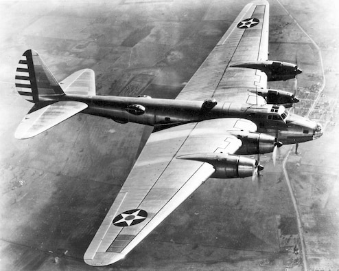 Boeing XB-15 in flight. (U.S. Air Force photo)
