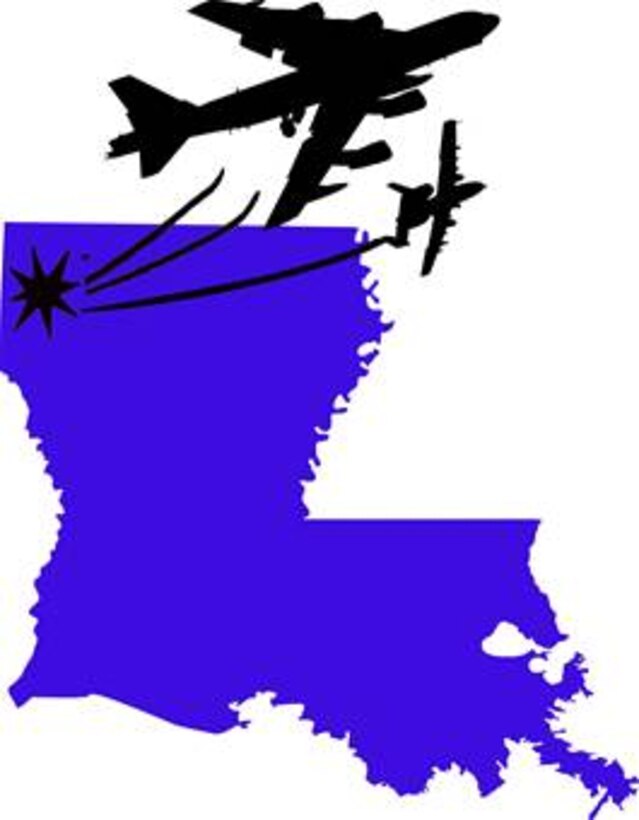 La map with planes