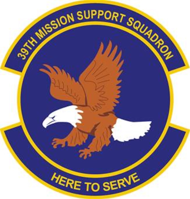 39th Mission Support Squadron patch