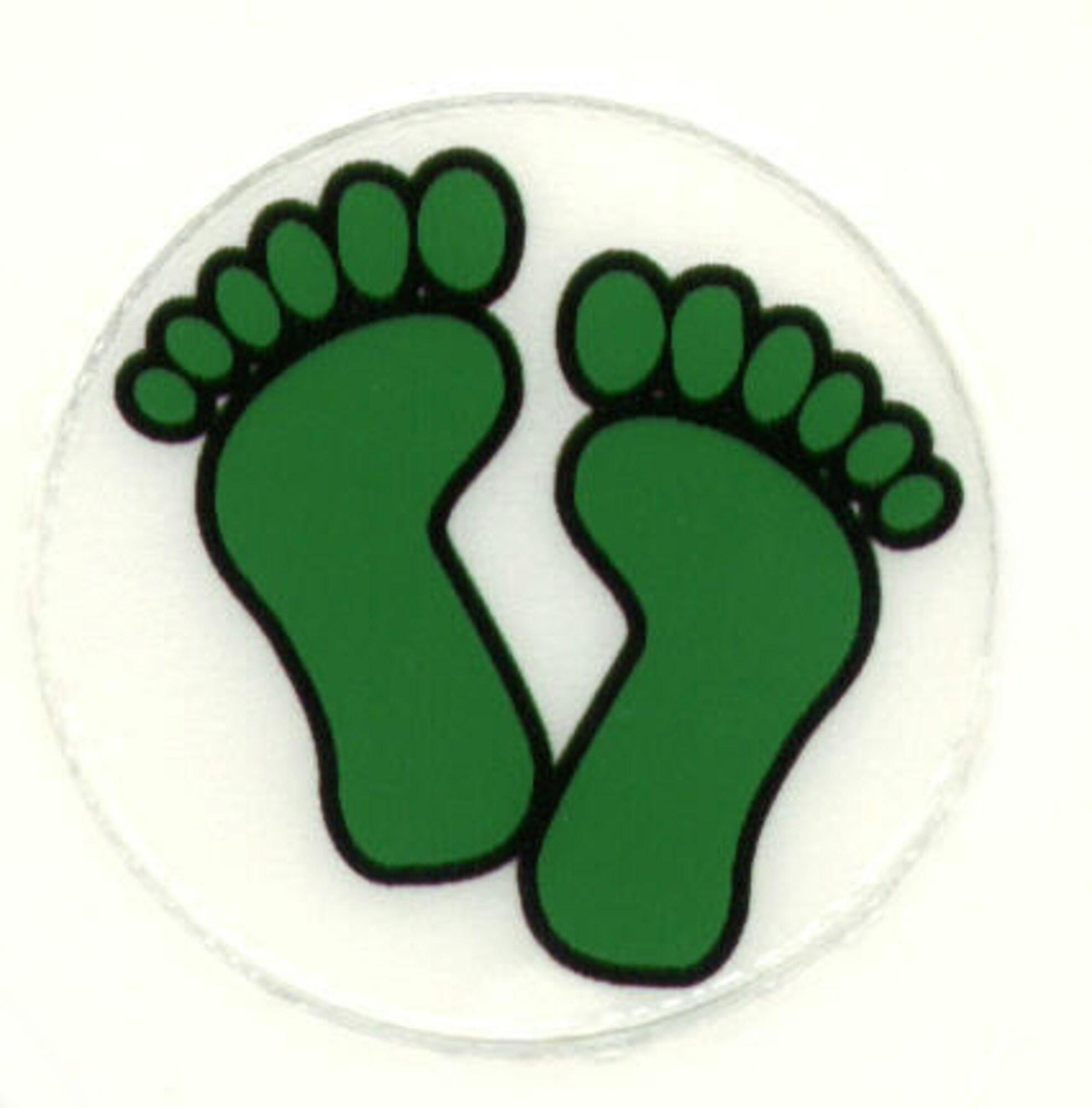 This is the Jolly Green feet logo representing the Air Force rescue community. Air Force and Notre Dame will wear the added decal for their Veterans Day game to honor those who serve so other may live. (U.S. Air Force photo/Danny Meyer)