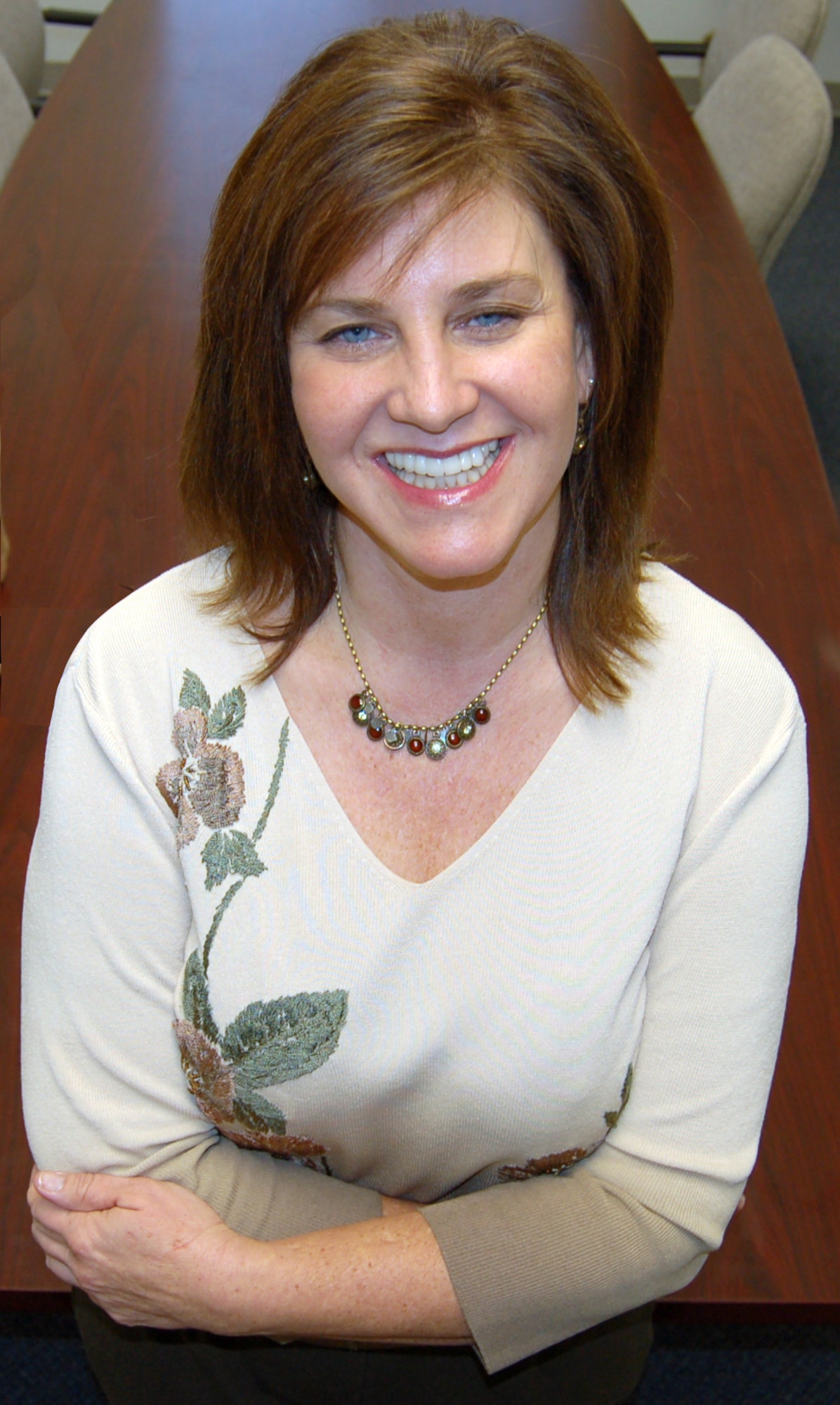Mary Bishop is the first Air Force practitioner to earn a Level IV, Master Mediator certification. She’s focusing on preventative maintenance to help preclude conflict in the workplace from becoming a formal complaint. (Photo by G.A. Volb)