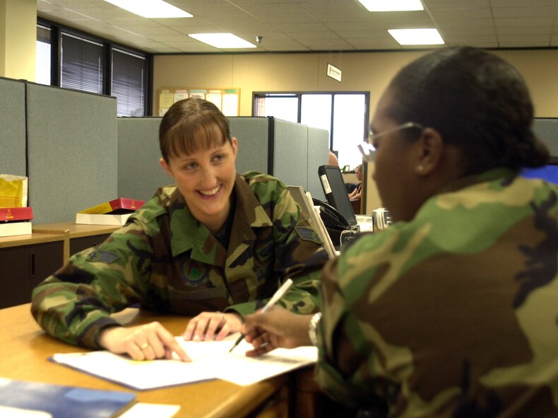 Senior Airman Elizabeth Sewell, 71st Mission Support Squadron personnelist, was recently named the Air Education and Training Command Airman of the Year. She now moves to compete at the Air Force level.(Photo by Staff Sgt. Amanda Savannah)