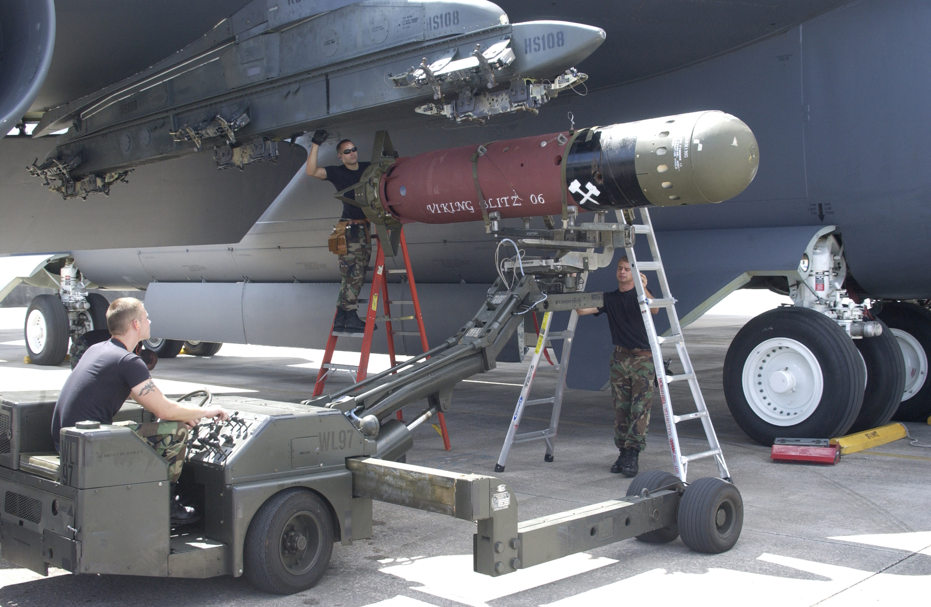 MK 56 Mine attached to B-52