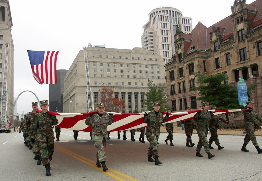 Veterans were honored by members of the 932nd Airlift Wing, Air Force Reserve Command, located at Scott Air Force Base, Ill.  Would you like to join these patriots?  Call 1-800-257-1212 for information.