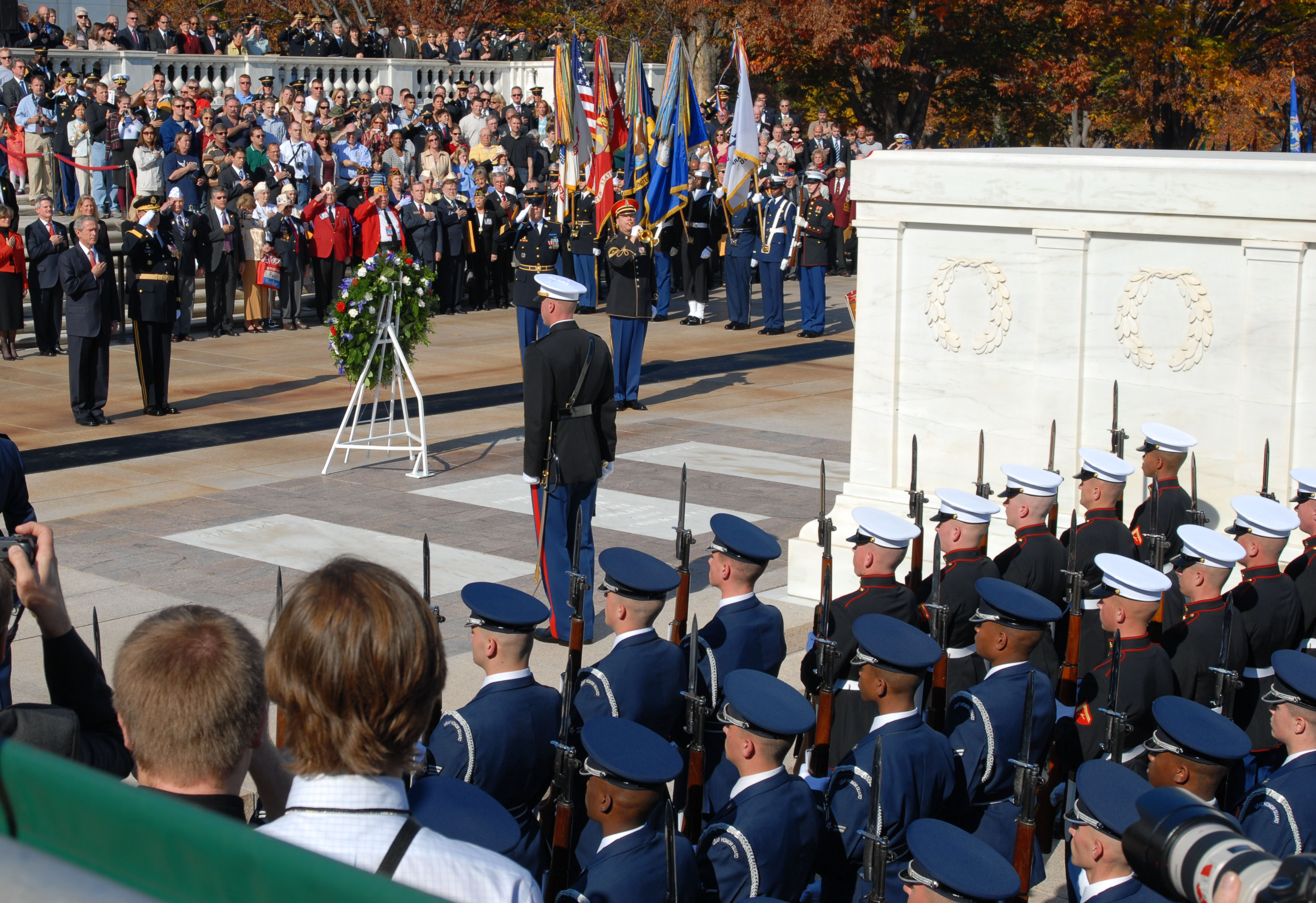 Bush Thanks Veterans For Safeguarding America S Freedom U S Air Force Article Display