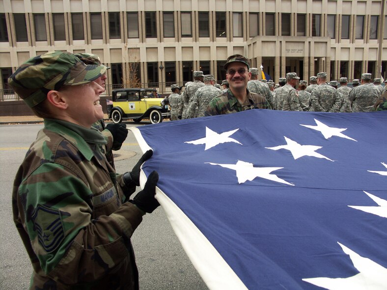 Veterans honored with smiles from the Air Force Reserve Command.  Photo/Capt. Stan Paregien