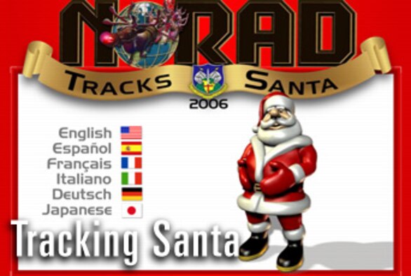 Santa's fans can track his journey around the world on Dec. 24 at North American Aerospace Defense Command's special Web site www.noradsanta.org.The site also features the history of NORAD Tracks Santa program, has interactive games and more. (U.S. Air Force graphic)