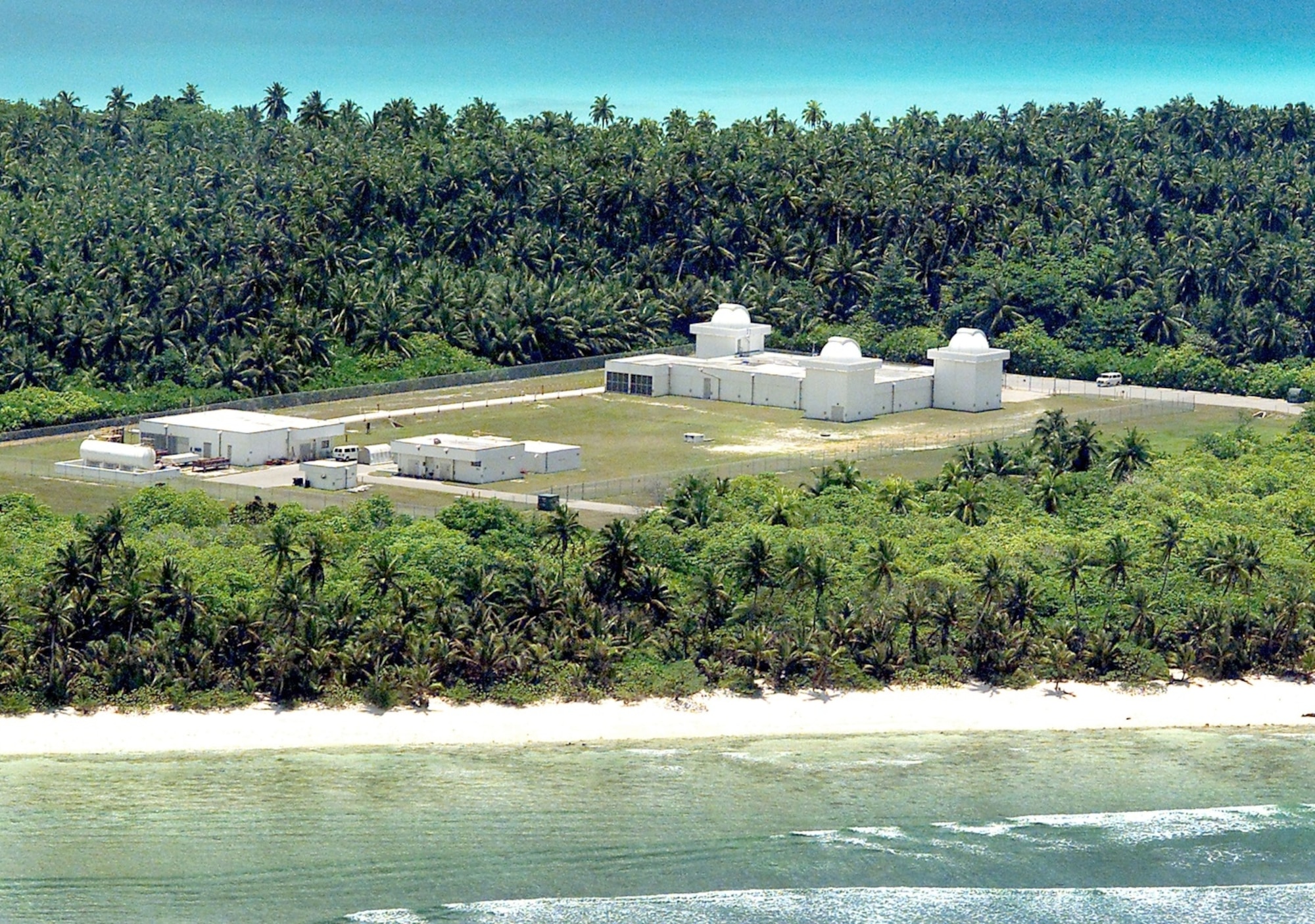 Ground-Based Electro-Optical Deep Space Surveillance sites, such as Detachment 2,  Diego Garcia, British Indian OceanTerritory shown here, play a vital role in tracking deep space objects. 