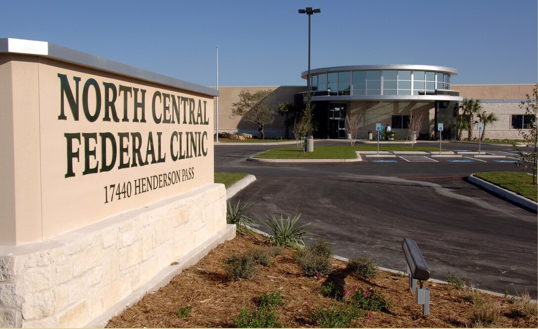 The North Central Federal Clinic, a joint venture between the Department of Veterans Affairs and the Department of Defense, is scheduled to open Dec. 4 in San Antonio. The clinic is the first facility to use joint VA and DOD leadership and staffing.  (U.S. Air Force photo/Master Sgt. Kimberly Yearyean-Siers)
