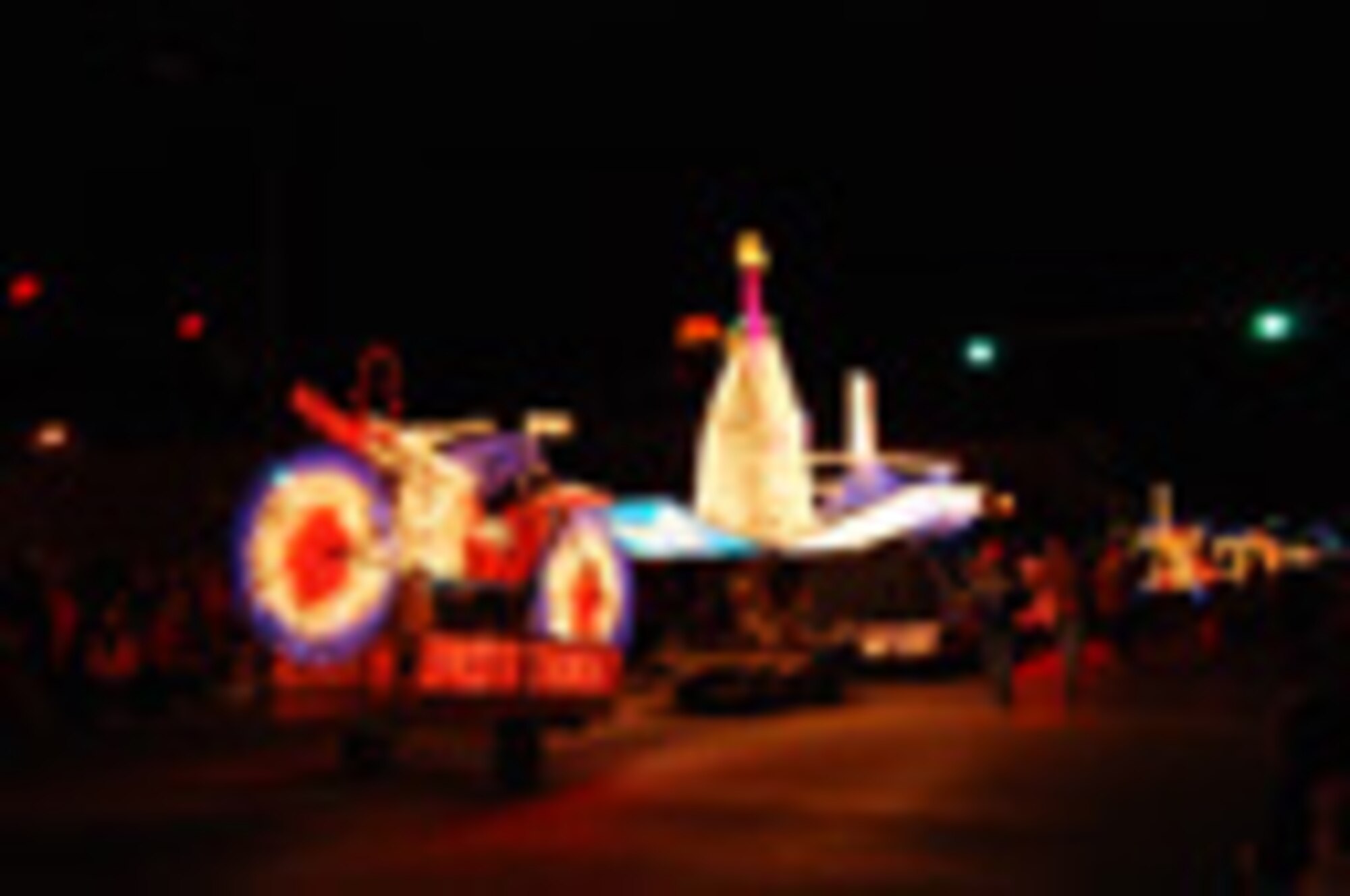 Ellsworth participates in Festival of Lights parade Nov. 25. Forty-five volunteers began working on Ellsworth's float in late August and continued until the last of the lights were attached Nov. 24, the morning before the parade. Ellsworth won the Mayor's Choice award for non-profit.
