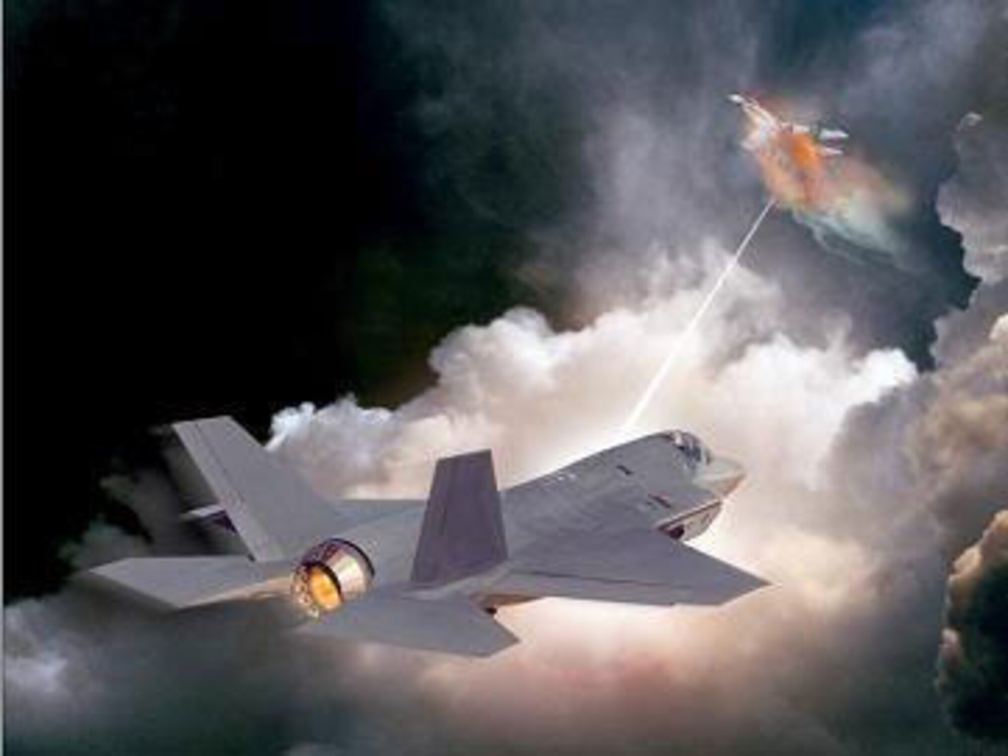 AFRL Simulates Air-to-Air Combat With Directed Energy Weapon 